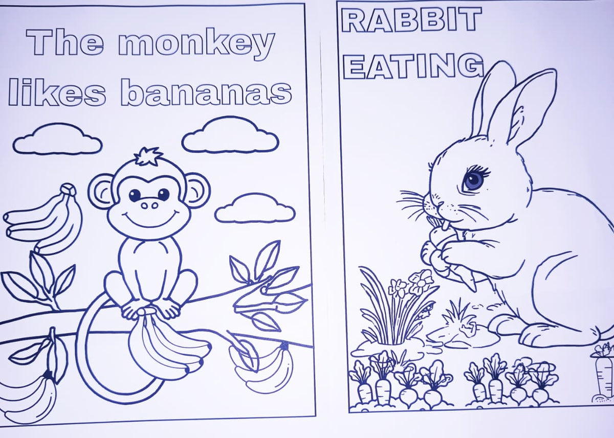 Animals Coloring Pages for kids - Yassinvo Prints