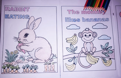 Animals Coloring Pages for kids - Yassinvo Prints