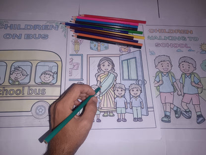 Back To School Coloring Pages - Yassinvo Prints