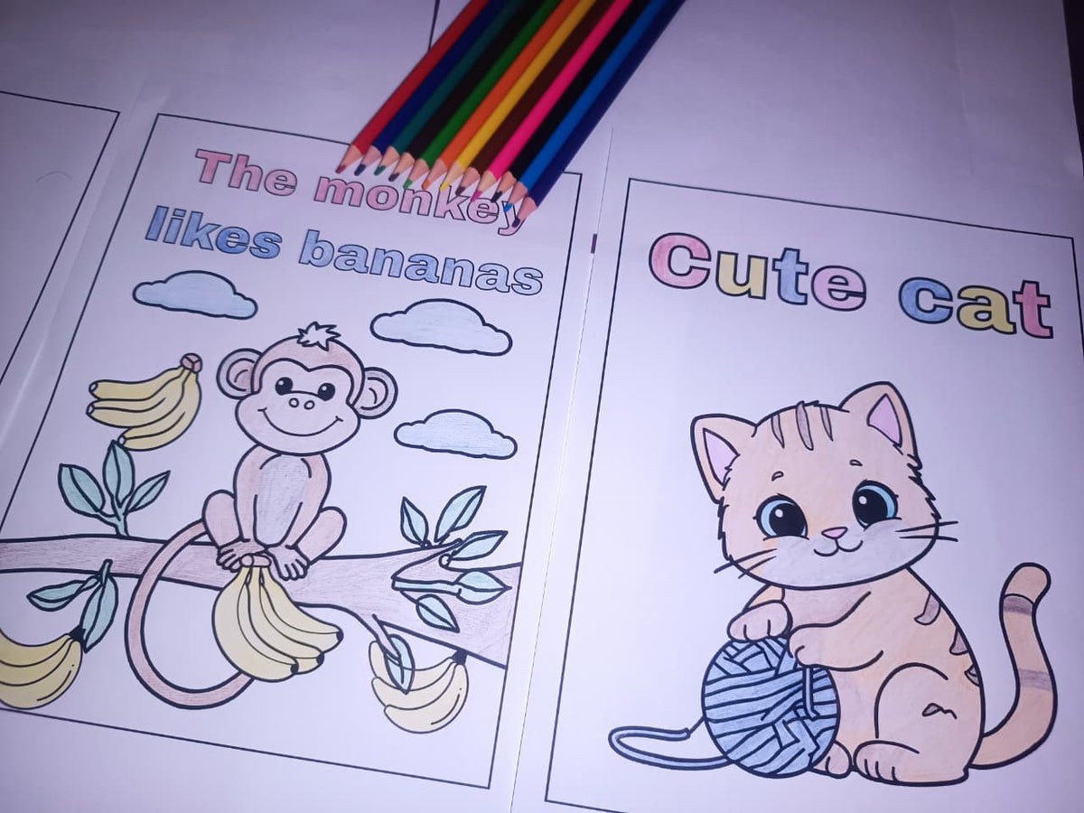 Animals Coloring Pages for kids - Yassinvo Prints