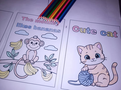 Animals Coloring Pages for kids - Yassinvo Prints