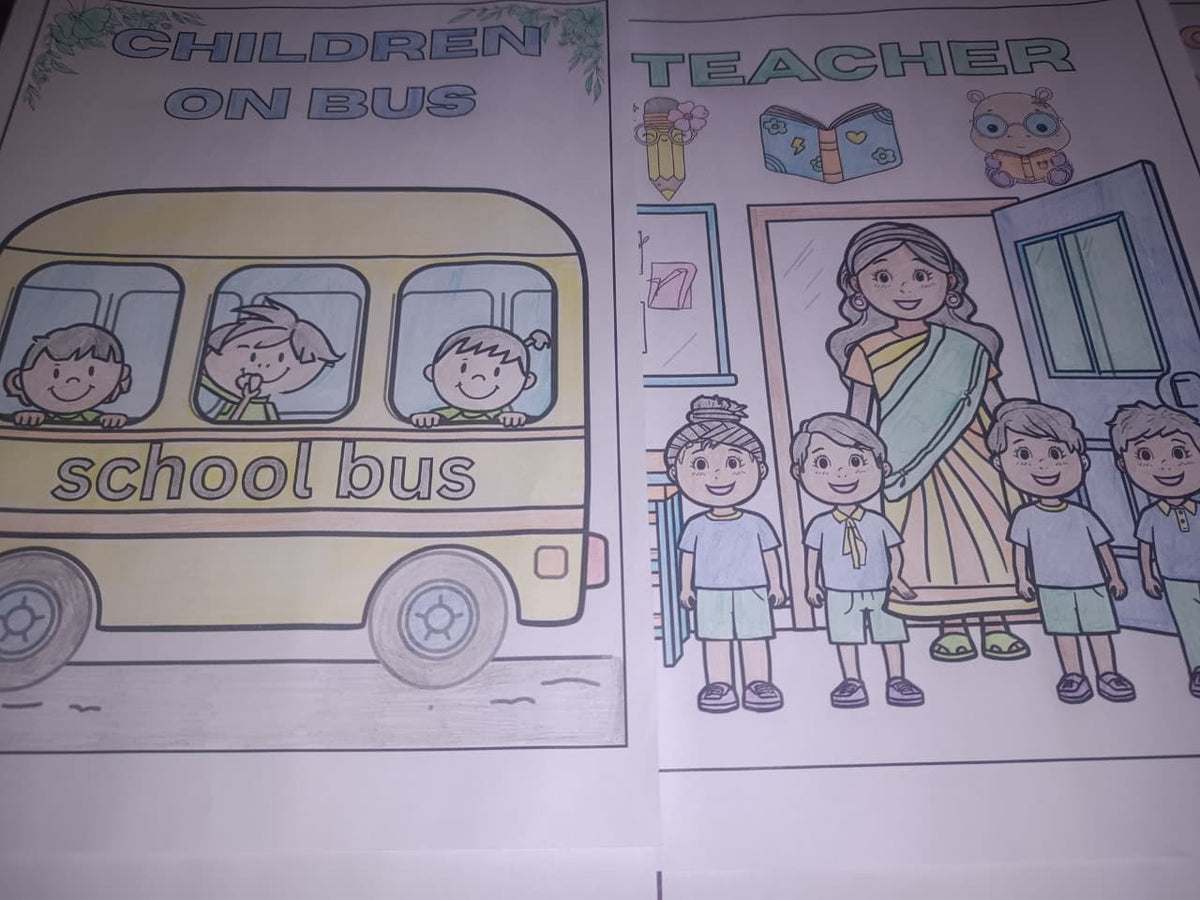 Back To School Coloring Pages - Yassinvo Prints