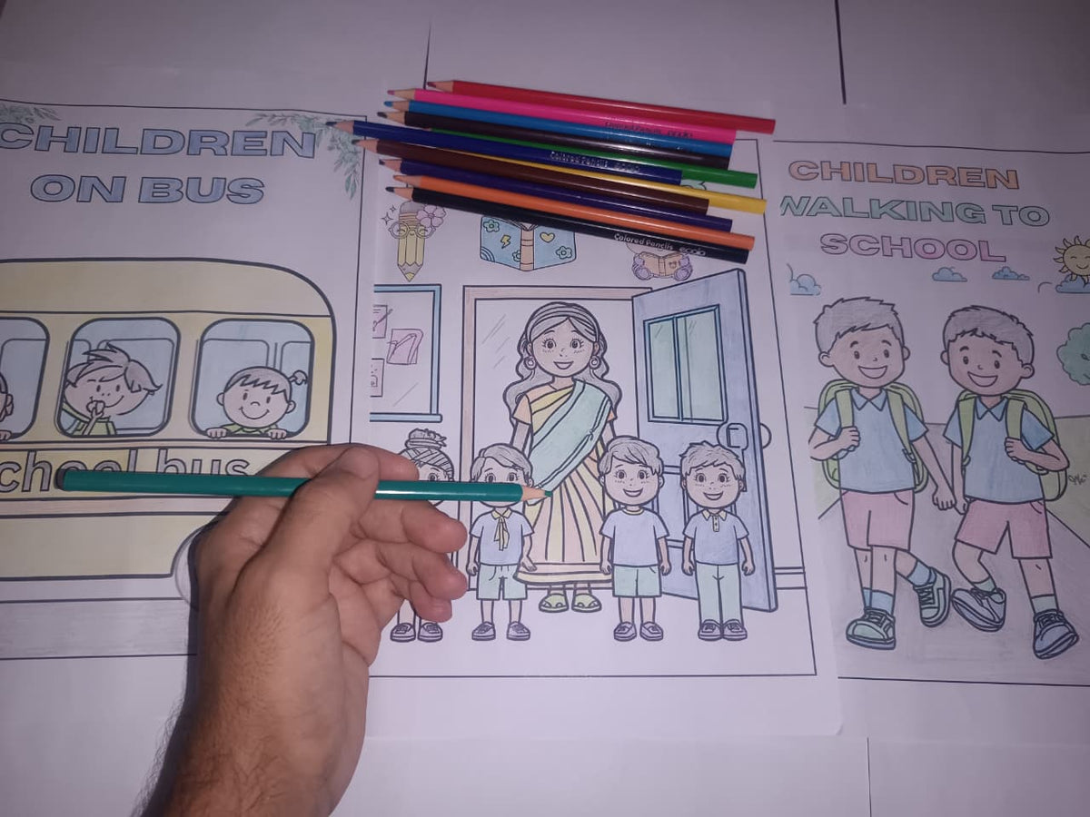 Back To School Coloring Pages - Yassinvo Prints