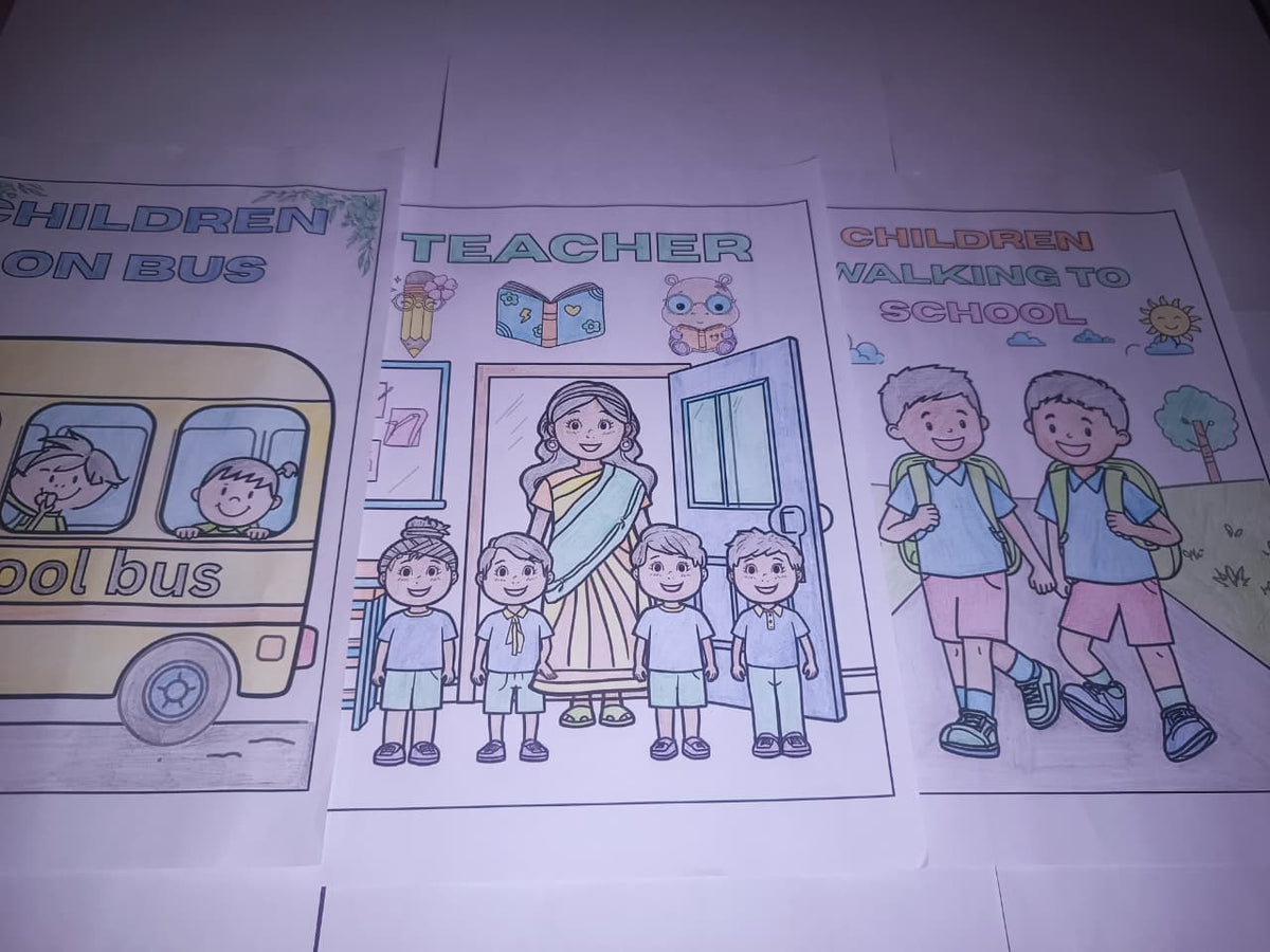 Back To School Coloring Pages - Yassinvo Prints