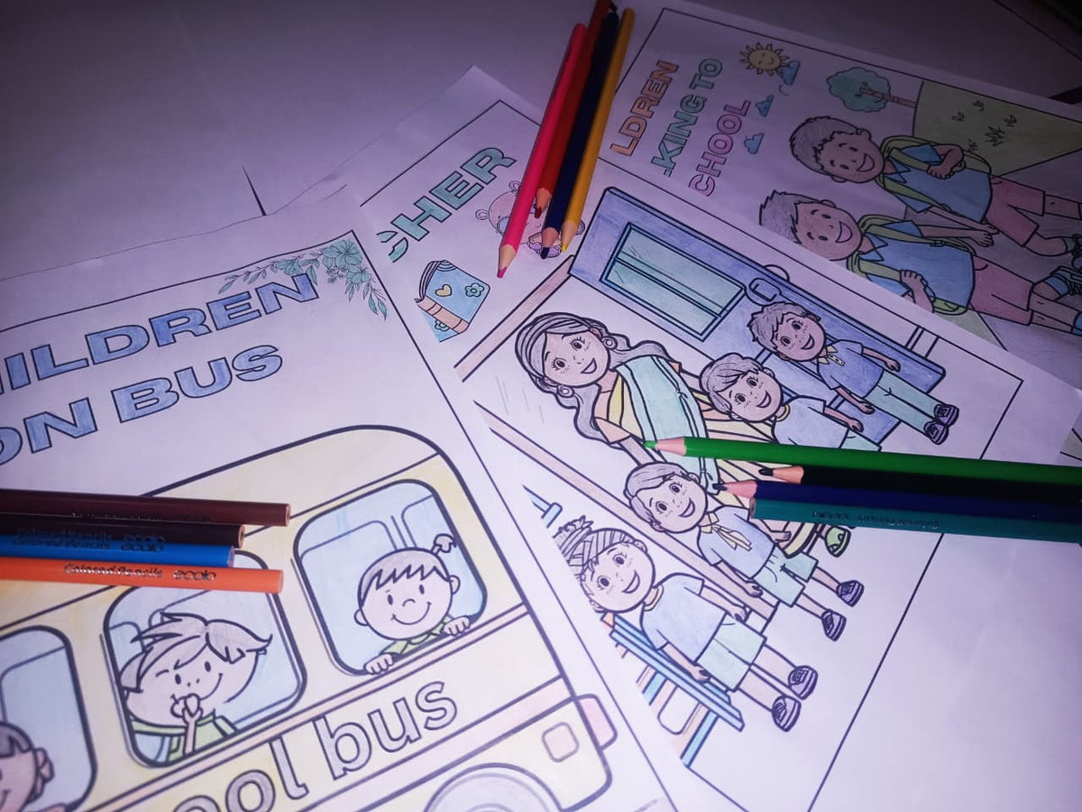 Back To School Coloring Pages - Yassinvo Prints