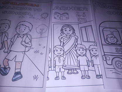 Back To School Coloring Pages - Yassinvo Prints